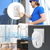 Timbre de Puerta Inalámbrico Elecpow Resistente al Agua para Exteriores Belleza Inteligente para el Hogar con Luz LED y Alarma de Seguridad para Ancianos y Emergencias - details 4