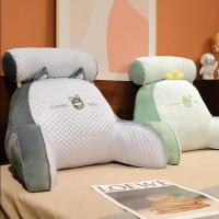 Almohada de lectura triangular de seda Ideal para embarazadas, respaldo grande, almohadas para sofá y cama - details 36