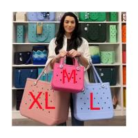 EVASTORE gran Capacidad Boggs Bolso de playa Verano EVA cesta de playa Mujeres Picnic Tote Bolsas Agujeros Impermeable Bolso Bolsa de Compras 240515 - details 3