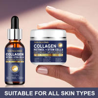 YOUNGCOME-Conjunto de crema de noche para cuello y cara para mujer, retinol antienvejecimiento, estiramiento facial antienvejecimiento, reparación nutritiva de colágeno - details 1