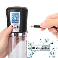 Bomba de vacío eléctrica para agrandar el pene, 4 fuerzas de succión, bomba de extensión de agrandamiento del pene de alto vacío automática recargable, juguetes para parejas masculinas - details 5