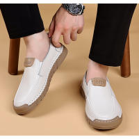 Nuevos zapatos casuales de cabeza redonda para hombres de cuero para hombres, mocasines, zapatos para hombres - details 26