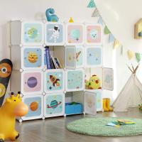 Organizador Modular para Niños 15 Cubos de Plástico para Ropa, Zapatos, Juguetes 153 x 31 x 153 cm - details 12