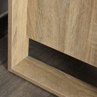 2 Cajones Patas y Base Elevada para Dormitorio Mesa Lateral para Sala de Estar Estilo Moderno 48x39x54 cm Roble - details 6