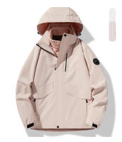 Chubasquero para mujer, impermeable, ligero, cortavientos, plegable, con capucha, para correr al aire libre - details 13
