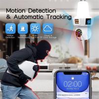 Cámaras de vigilancia wifi doméstico inalámbrico WIFI inteligente remoto  interior Lámpara alarma vigilancia - details 0