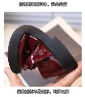 Zapatos de cuero para niños para primavera vino rojo negro elegante niña grueso gancho-bucle hermoso zapato cómodo para niños 26-36 - details 5
