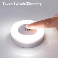 Luz LED nocturna con Sensor táctil, luz recargable debajo del gabinete, luz de noche regulable, lámpara de pared magnética, luz para pasillo y escaleras - details 2