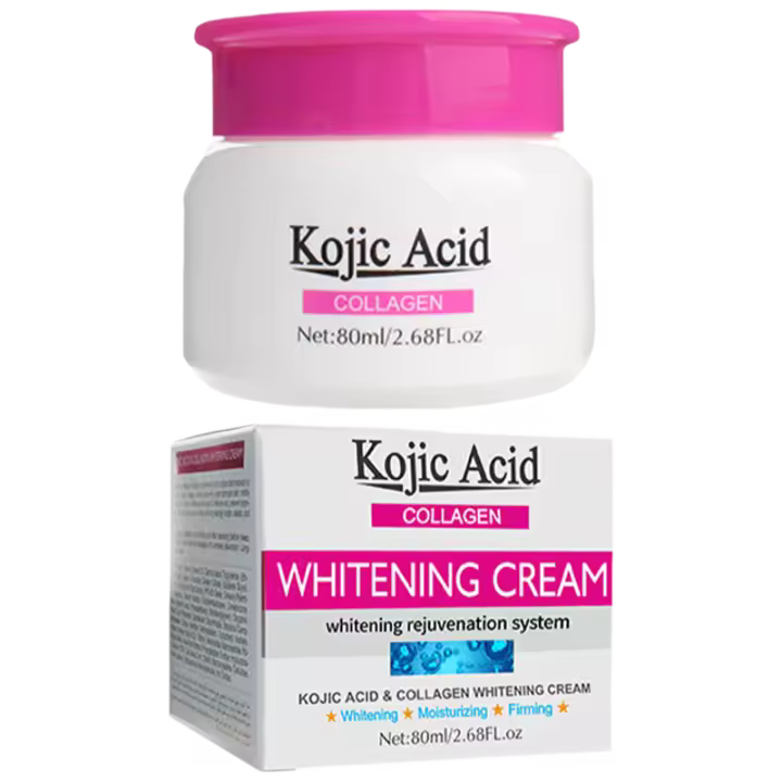 Crema blanqueadora de Ácido Kójico y colágeno, crema facial para eliminar manchas oscuras, cuidado facial, hidratante, antienvejecimiento, reafirmante, cosméticos para el cuidado de la piel - 1