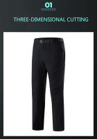 LNGXO Pantalones de Senderismo Secado Rápido, Impermeables, Elasticidad - details 5