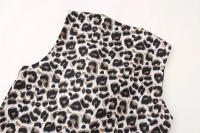 TRAFZA-Conjunto de 2 piezas para mujer, pantalones largos con cremallera, informales, holgados, elegantes, con estampado de leopardo Vintage, sin mangas, con cuello en V - details 12