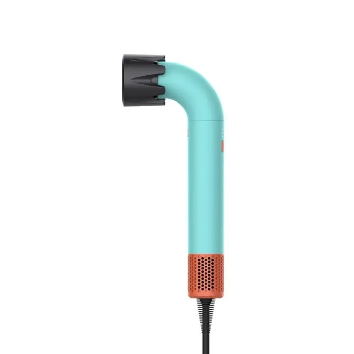 Elegante secador de pelo de alta velocidad de tubo curvo pequeño, cuidado del cabello con poco ruido, para crear un secador de pelo seco de salón - 1