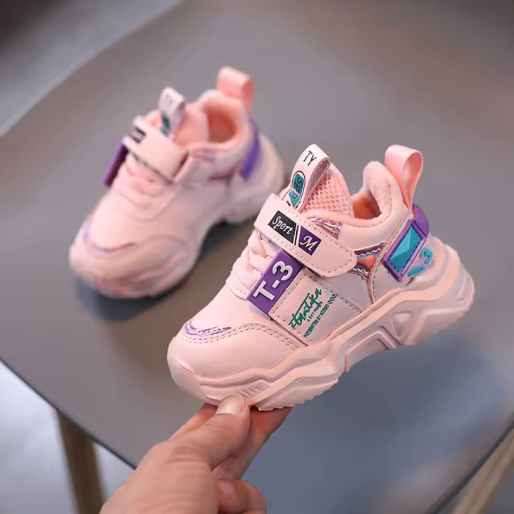 Nuevos zapatos de papá para niños de 1 a 5 años 3 zapatos blancos para niños pequeños zapatos para bebés y niños pequeños - 1
