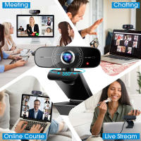 Cámara Web HD 1080P con micrófono Dual con cancelación de ruido, Webcam BW826M Stream, enfoque Manual, USB, ordenador - details 6