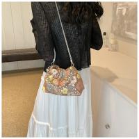 Lentejuelas bolso femenino 2025 nuevo, de moda cientos de cadena crossbody bolsa, mano fuera pequeño bolso de mano - details 19