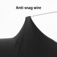 1 Par de Mangas Deportivas Ligeras y Transpirables para Hombres - Tela de Seda Helada, Absorbente de Sudor, Nylon Duradero para Ciclismo, Pesca, Correr y Senderismo, Negro, Esenciales para Correr | Manga de Tela Elástica | Tela Ligera - details 4