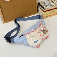 Bolso cruzado portátil para chica, bolso de pecho de estilo japonés, impermeable, para correr, riñonera, bolsa de nailon con contraste de Color para teléfono, para chicas adolescentes - details 27