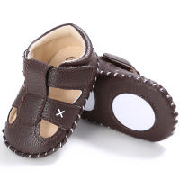 Sandalias De Verano Para Bebé Niño Casual Antideslizantes Cuero Suela De Goma Tallas Para Niños De 3 a 18 Meses - details 4