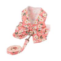 Traje de arnés para mascotas transpirable con corda Estilo lazo de flor - details 9