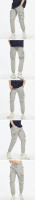 Pantalones Cargo de Otoño para Hombres Color Sólido, Múltiples Bolsillos, Trabajo y Ocio al Aire Libre - details 3