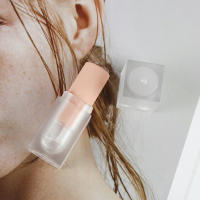 DIY 12,1mm cristal acrílico mate cosméticos contenedores recargables tubo de bálsamo labial tubo de lápiz labial cuadrado botellas de lápiz labial vacías - details 1