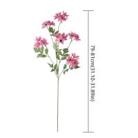 Flores de jazmín artificiales elegantes, tacto Real, hermosa simulación de seda, jazmín, flor falsa hecha a mano, decoración de escritorio de oficina - details 0