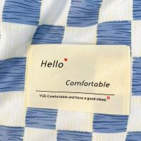 Cubierta de Edredón Nórdica Nueva Moda Lujo Cama Conjunto de Ropa de Cama Suave a Cuadros Separados Tamaño 220x240 150x200 - details 10