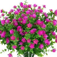 4 Clusteres de Ferntemadera Artificial Resistente a UV Plantas de Hogar Verdes para Jardín y Patio - details 10