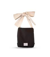 Pagiroga Bolso de hombro estilo lazo, correa de color en contraste, bolso de hombro ajustable - details 5