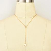 Colgante de corazón de melocotón para mujer, collar en forma de Y, gran moda Popular, nuevo, Europa Y Estados Unidos, venta al por mayor - details 0