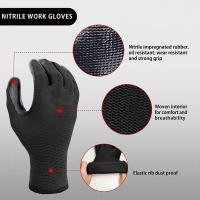 Guantes de Trabajo de Nylon Premium Coated de Nitrilo Agarre Excellente para Constructores - details 15
