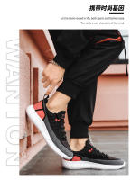 Deportes nuevos para hombres para parejas, zapatos elásticos ligeros y transpirables con tejido de mosca informal, modernos y versátiles, estudiantes de talla grande - details 2