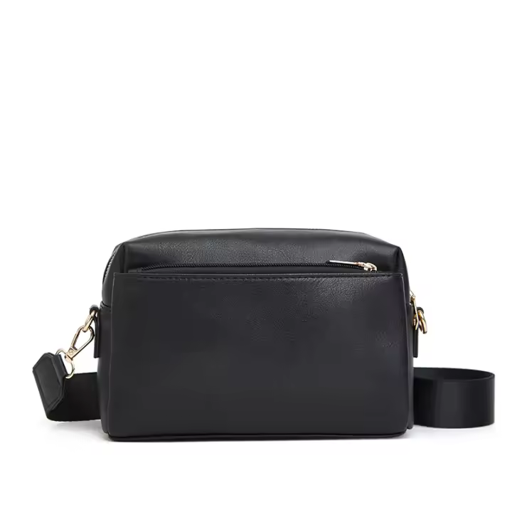 Bolsos cruzados Bolso de cuero de PU para teléfono móvil, bolso de mensajero de hombro para mujer, bolso cuadrado pequeño - 1