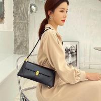 Bolso de hombro de cuero de PU para mujer, bolso pequeño, color sólido, de moda - details 15