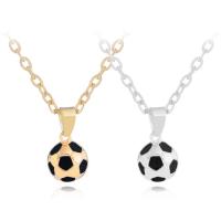 Nuevo Hip Hop hombres Hippie hombre deportes moda collar fútbol colgante collar cadena de aleación balón de fútbol collar joyería regalo - details 3