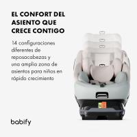 Silla de Coche Isofix para Bebés y Niños Ajustable a 40-150 cm, 360º de Rotación, Seguro y Portátil - details 28