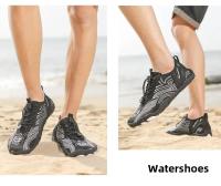 Zapatos de agua de cinco dedos unisex Zapatos de corriente cruzada, zapatos de natación, antideslizantes, para pesca, playa descalza, suela de goma - details 16