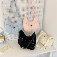 Bolso cruzado de estilo coreano, bolso plisado con cordón de gran capacidad, versátil, ligero con monedero - details 22