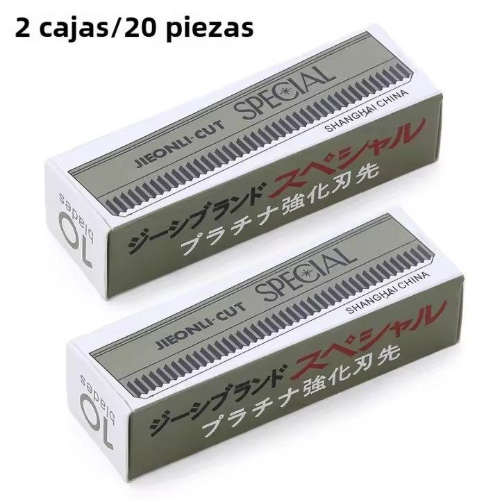 Set de 20 Herramientas de Afeitado de Cejas de Acero Inoxidable Eliminador de Vello para Mujeres - 1