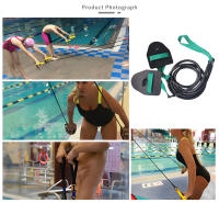 Fitness mano Web tirar correa resistencia cuerda bandas de resistencia tierra Entrenamiento de natación equipo de fuerza entrenador de brazo - details 6
