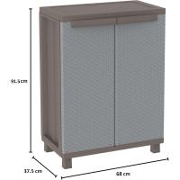Armario de 2 puertas con 1 estante interior. 68X37,5X91,5cm - details 2