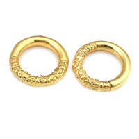 Anillo de Cierre Redondo de Brasso Dorado Mate Joyería de Alta Calidad - details 18