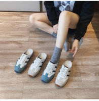 Dexun zapatos media zapatillas nuevo feo lindo medio arrastre zapatos deportivos planos casuales de gran tamaño zapatos de las mujeres 41-43 - details 15