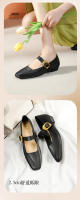 Zapatos Mary Jane vintage para mujer 2025, temperamento de alta gama para pies cansados, suelas suaves, hermosos tacones pequeños con faldas, zapatos individuales. - details 2