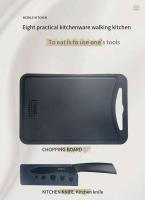 Juego de 8 piezas para exteriores, equipado con un juego completo de utensilios de cocina gruesos, kit de iluminación, vajilla, artículos para acampar y herramientas. - details 6