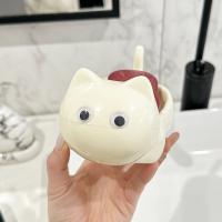 Adorno de escritorio, caja de jabón con forma de gato, estante de almacenamiento creativo exquisito, soporte multiusos para jabón, balcón - details 8