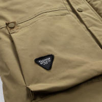 Chaqueta de Invierno Gruesa Abrigo con Capucha de Vellón con Cuello de Piel para Hombres - details 15