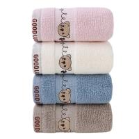 Toalla de Baño de Algodón para Bebé Pañuelo de Lavado de Cara de Oso de Dibujos Animados Suave - details 1