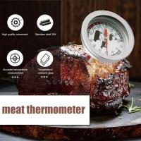 Termómetro de cocina con esfera de 1 a 2 uds., acero inoxidable 304, sonda para carne de 0 a 120 grados, medidor de temperatura para cocinar barbacoa - details 3