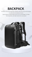 Mochila de Viaje Impermeable 17.3 pulgadas Laptop de Negocios con Bolsa para Zapatos Separada - details 4